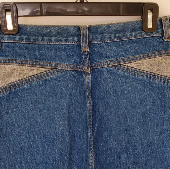 Vintage 80s denim mini skirt - Picture 8 of 11